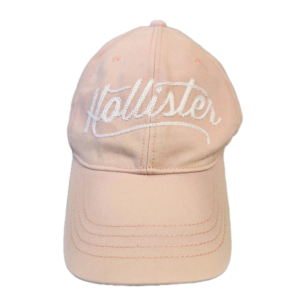 Hollister Hat Cap Womens Spellout Script Beachy Embroidered Preppy Ocean Surfing